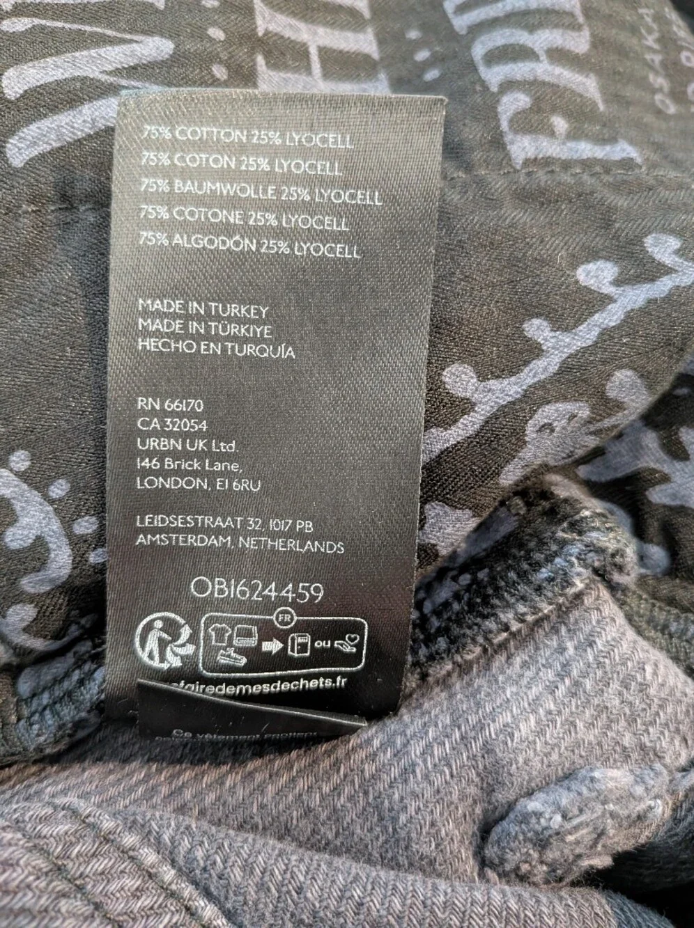 Free People We the Free Osaka Mid-Rise Barrel Jeans Baggy Pants Black Size 26